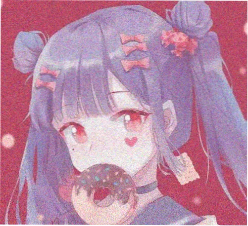 读者头像，戴着圆框眼镜的插画形象